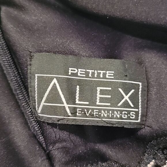 Alex evenings petite lace top dress - Picture 9 of 10